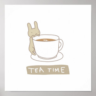 Tea-tijd Poster