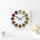 Tea-tijd Vierkante Klok (Huis)