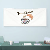 Tea-tijdborden, theepartijenaccessoires, theeparta spandoek (Beurs)