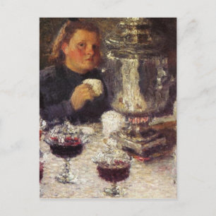 Tea Time: A Samovar beroemd gemaakt door Igor Grab Briefkaart