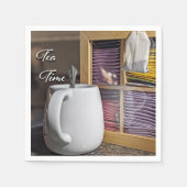 Tea Time Afbeelding Papier servet (Voorkant)