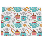 Tea Time and Sweets Gift Bag Groot Cadeauzakje (Voorkant)