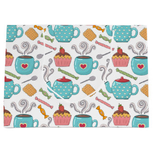 Tea Time and Sweets Gift Bag Groot Cadeauzakje
