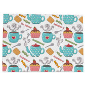 Tea Time and Sweets Gift Bag Groot Cadeauzakje (Achterkant)