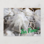 Tea Time Bag voor Tea Lovers Feestdagenkaart (Voorkant)