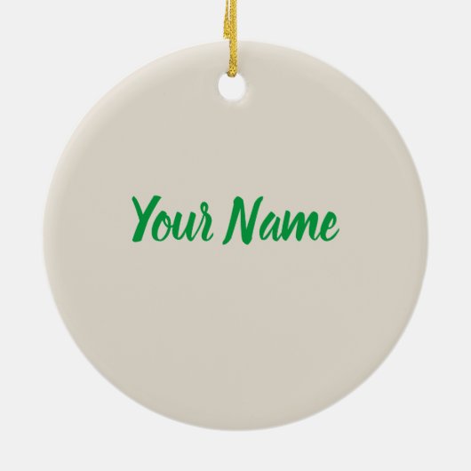 Tea Time Bag voor Tea Lovers Keramisch Ornament (Achterkant)