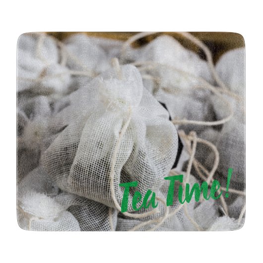 Tea Time Bag voor Tea Lovers Snijplank (Voorkant)