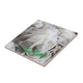 Tea Time Bag voor Tea Lovers Tegeltje (Zijkant)