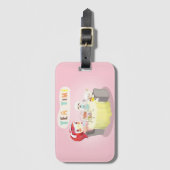 Tea Time Bagagelabel (Voorkant (verticaal))