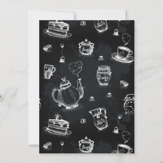 Tea Time Black Kaart (Voorkant)