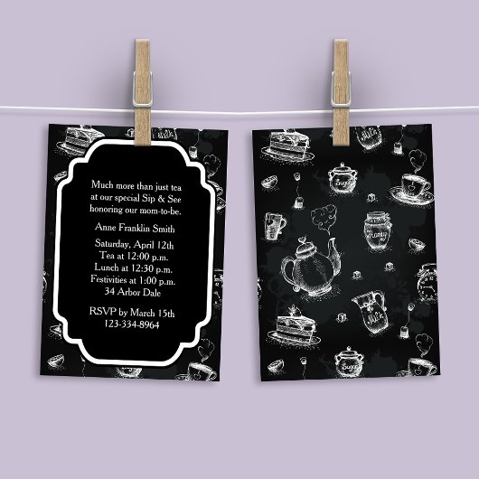 Tea Time Black Kaart