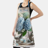 Tea Time Blue Hortensia Bloemen Schort (Insitu)