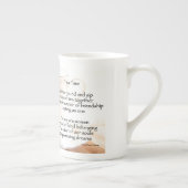 Tea Time Bone China Mok (Rechts)