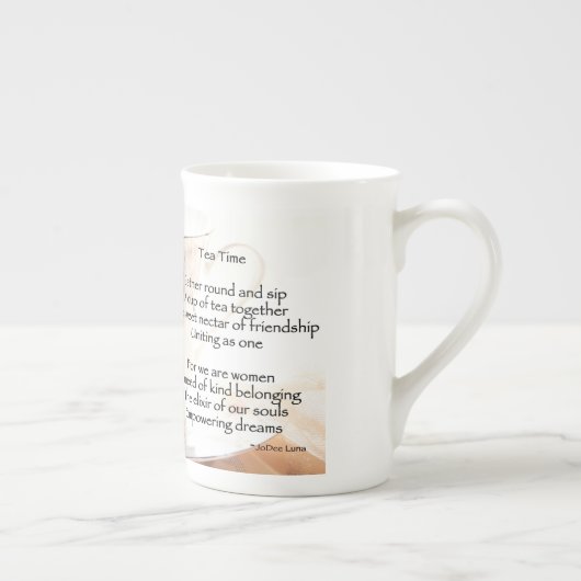 Tea Time Bone China Mok (Rechts)