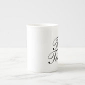 TEA TIME bone china porcelain speciality mok gift (Voorkant)