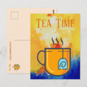 Tea Time Briefkaart (Voorkant / Achterkant)