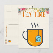 Tea Time Briefkaart (Voorkant / Achterkant)