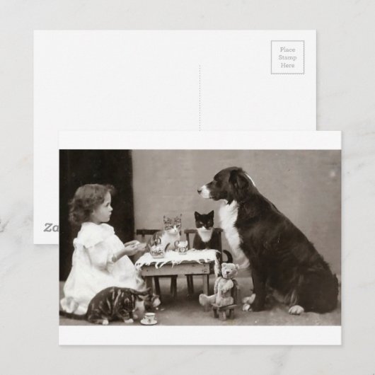 Tea Time Briefkaart (Voorkant / Achterkant)