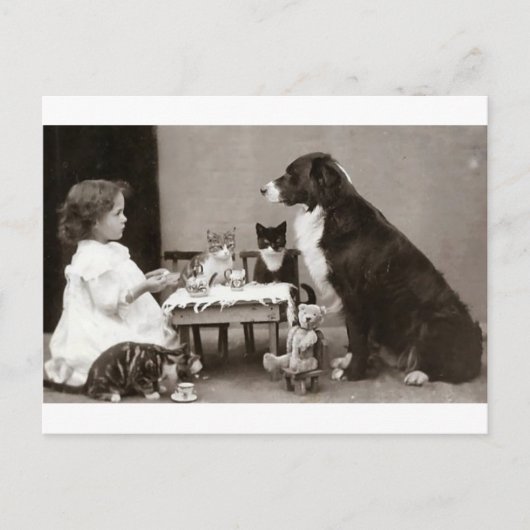 Tea Time Briefkaart (Voorkant)