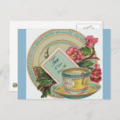 Tea Time Briefkaart (Voorkant / Achterkant)