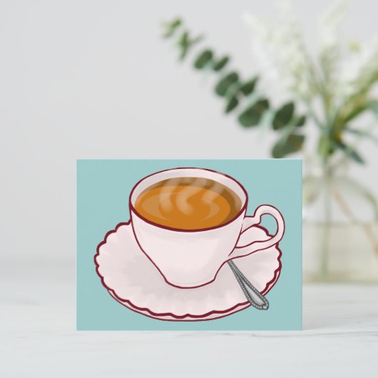 Tea Time Briefkaart (Staand voorkant)