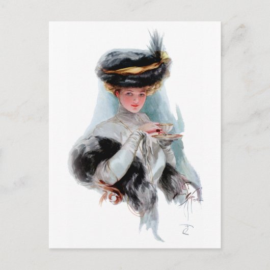 Tea Time Briefkaart (Voorkant)