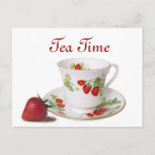 Tea Time briefkaart (Voorkant)