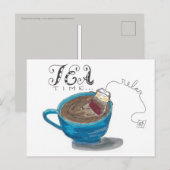 Tea Time Briefkaart (Voorkant / Achterkant)