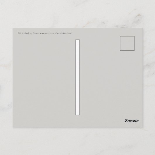 Tea Time Briefkaart (Achterkant)