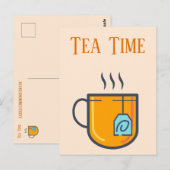 Tea Time Briefkaart (Voorkant / Achterkant)