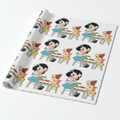 Tea Time Cadeaupapier (Uitgerold)