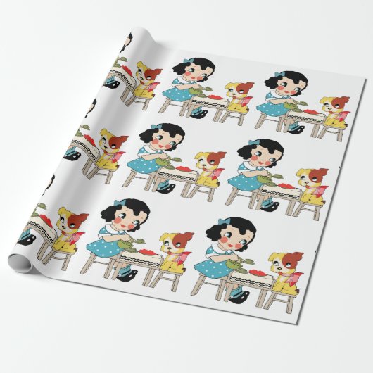 Tea Time Cadeaupapier (Uitgerold)