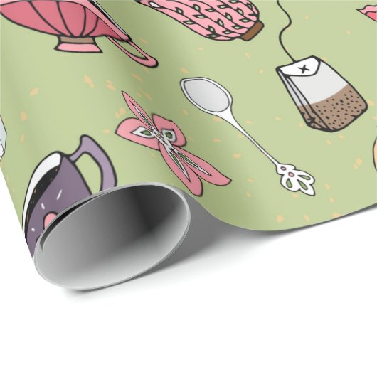 Tea Time Cadeaupapier (Rol Hoek)