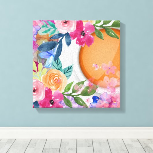 Tea Time Canvas Afdruk (Insitu (Houten vloer))