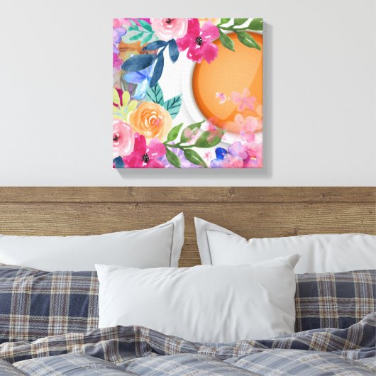 Tea Time Canvas Afdruk (Insitu (Slaapkamer))