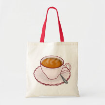Tea Time Canvas tas
