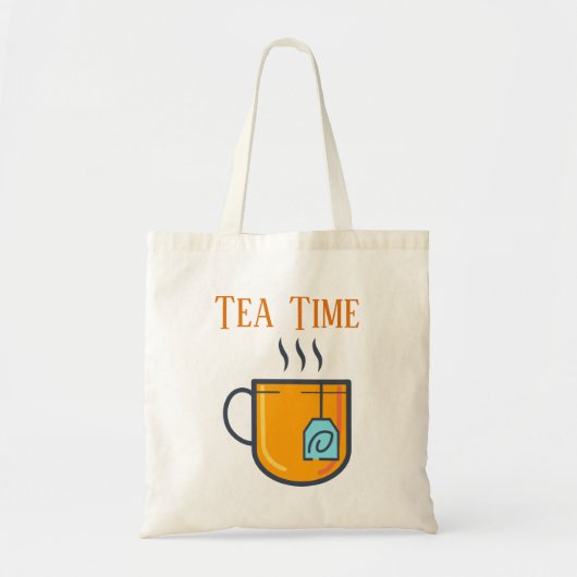 Tea Time Canvas tas (Voorkant)
