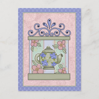 Tea Time Cards, Postage, T - shirts, GIfts Briefkaart