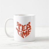 Tea Time Cat Face Koffiemok (Links)