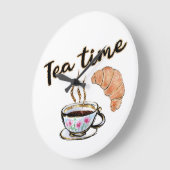 Tea time Clocks, Wall Decor, Keukenwandklokken Grote Klok (Hoek)