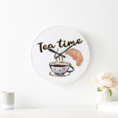Tea time Clocks, Wall Decor, Keukenwandklokken Grote Klok (Huis)