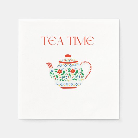 TEA TIME COFFEE MOK SERVET (Voorkant)