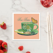 Tea Time Cup & Saucer Napkins Servetten (Insitu)