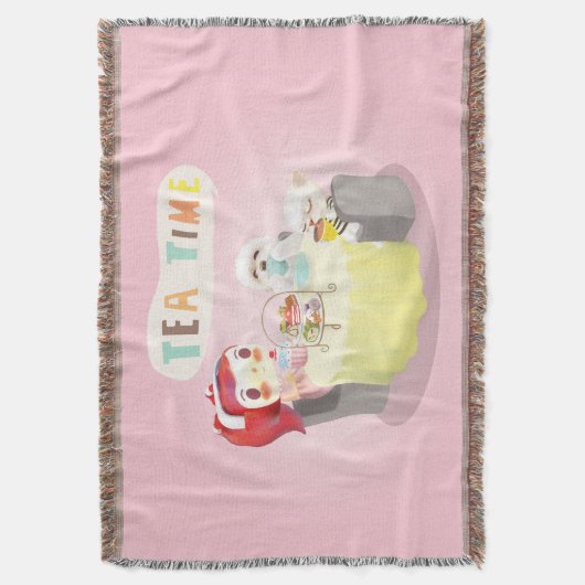 Tea Time Deken (Voorkant Verticaal)