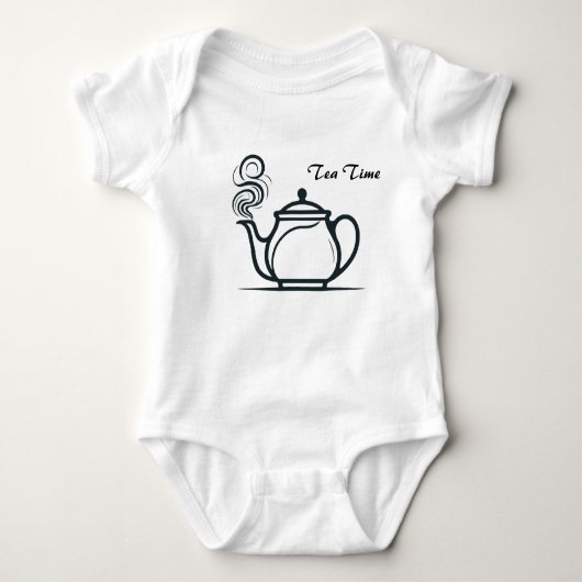 Tea Time Elegance thee stoompot wit Romper (Voorkant)