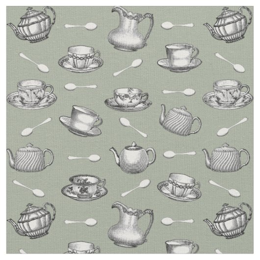TEA TIME FABRIC STOF (Close Up)