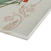 Tea Time Graphic Design, Light Beige Background Snijplank (Hoek)