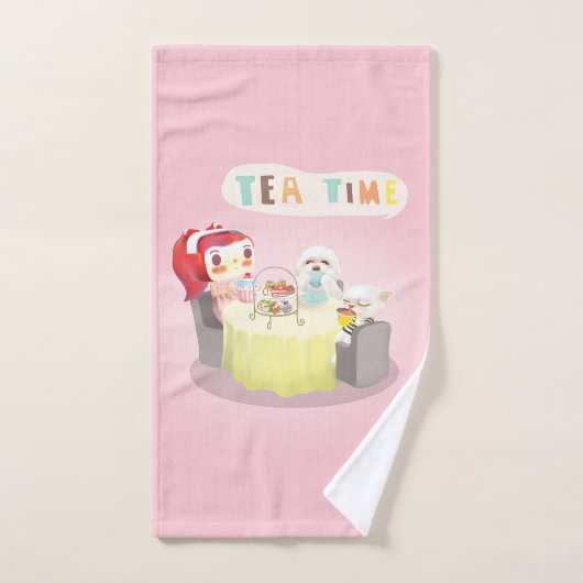 Tea Time Handdoek (Handdoek)