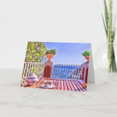 Tea Time in Le Sirenuse Hotel in Positano, Italië Kaart (Voorkant)