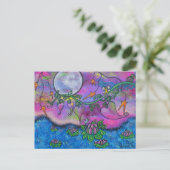 Tea Time in Paradise Fairies Briefkaart (Staand voorkant)